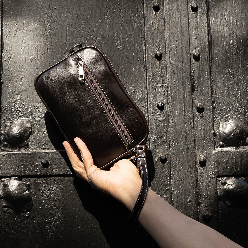 Borseta din piele naturala Dante