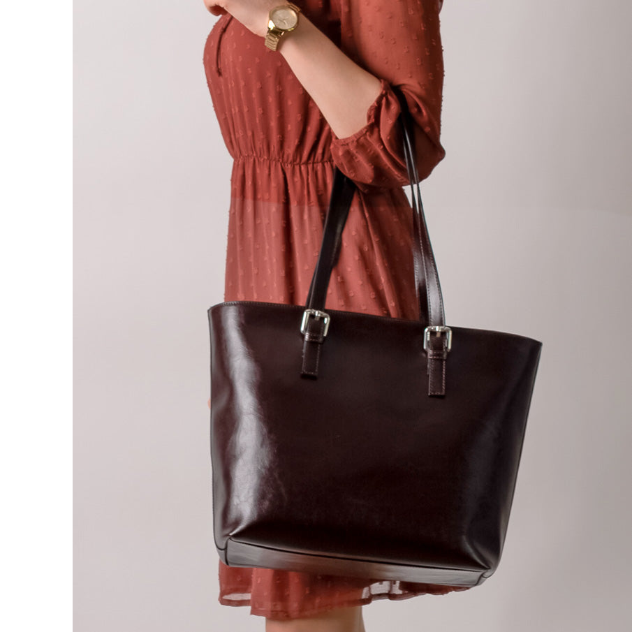 Geanta piele naturala Georgiana