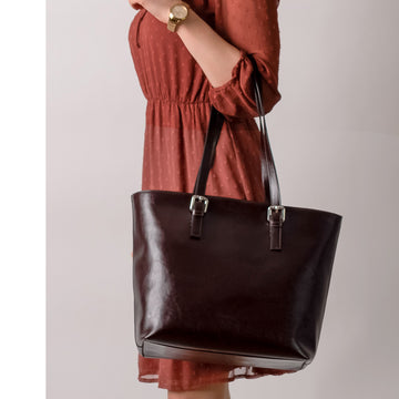 Geanta piele naturala Georgiana