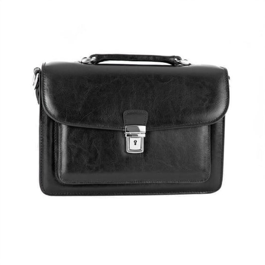 Borsetă din piele naturală Carlos